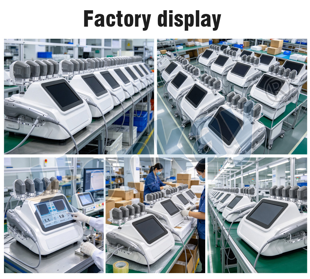 7D HIFU beauty machine factory production line