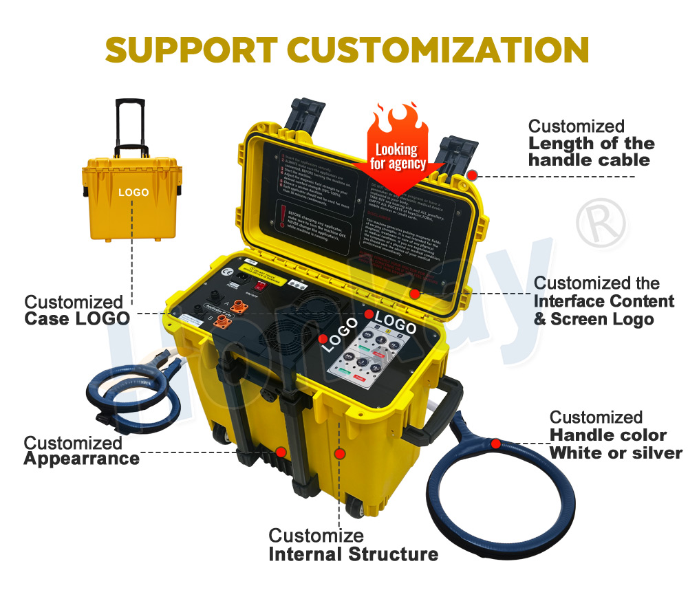 OEM and ODM customisation options for the equine PEMF machine