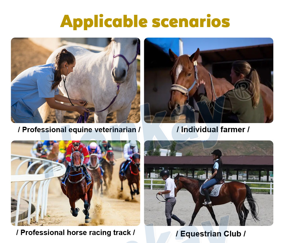 Applicable scenarios - equine veterinarian, farmer, racing track, equestrian club