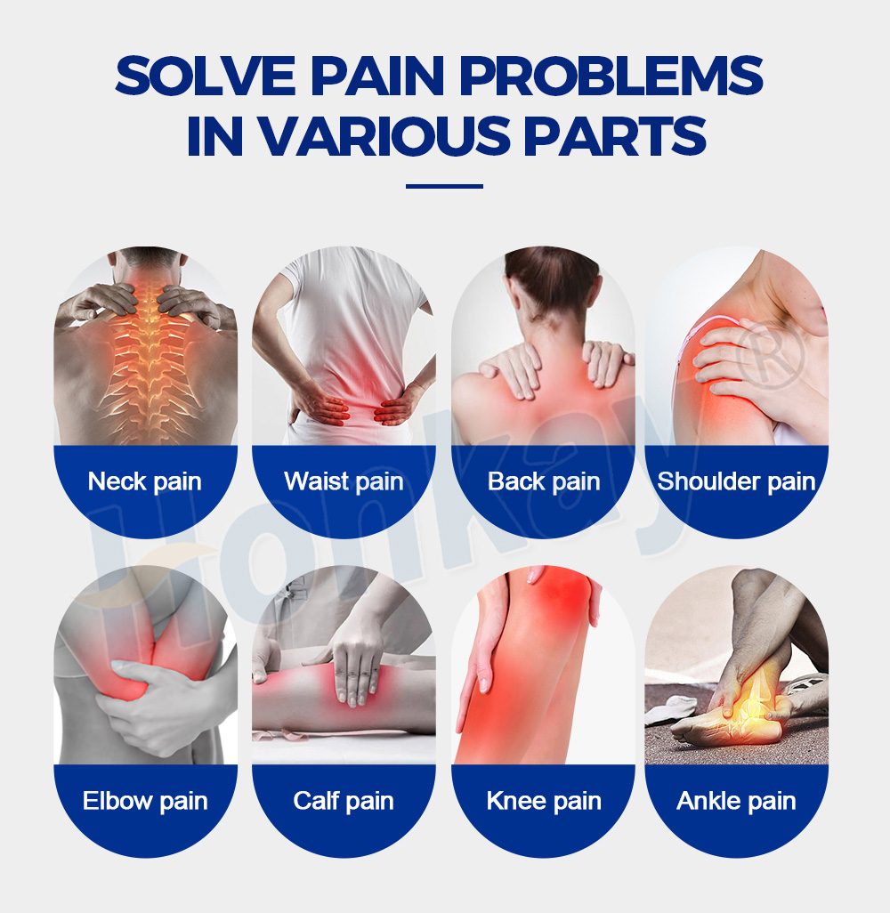 PEMF applications for neck, back, shoulder, elbow, knee and ankle areas