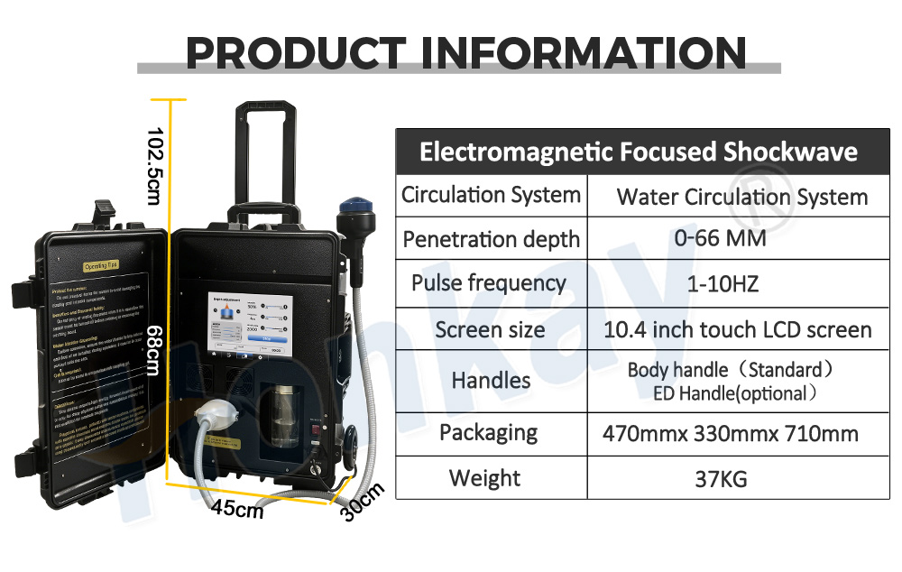portable focus shockwave machine