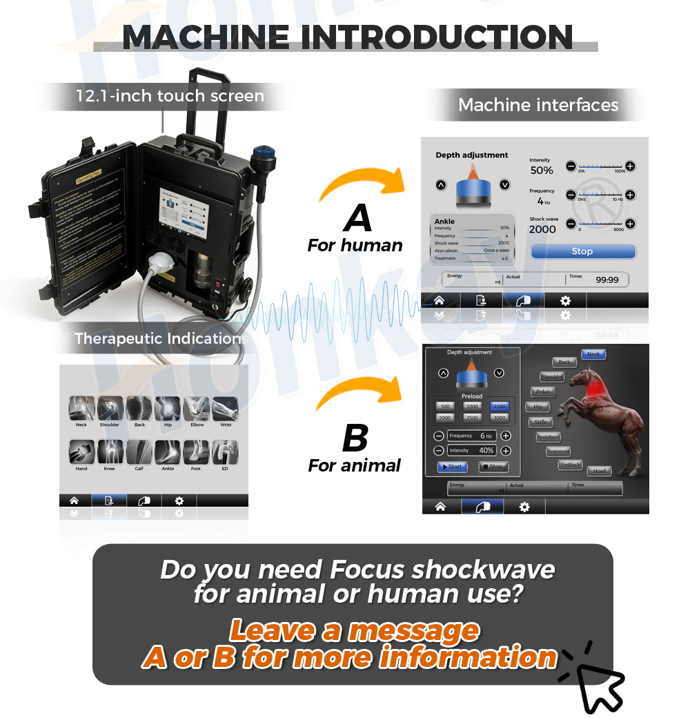 portable focus shockwave machine
