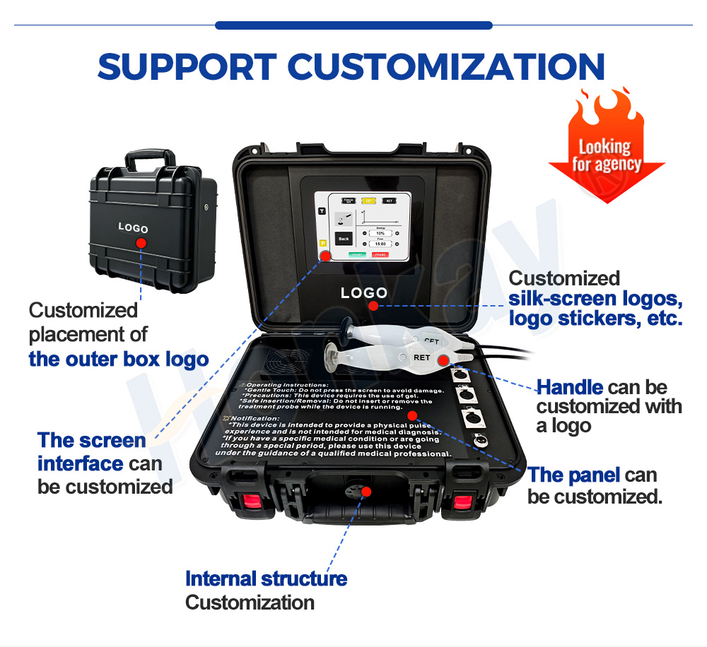 TECAR RF machine OEM customisation options