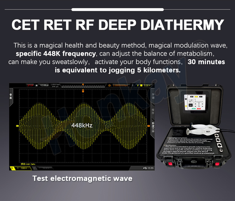 CET RET RF deep diathermy at 448 kHz