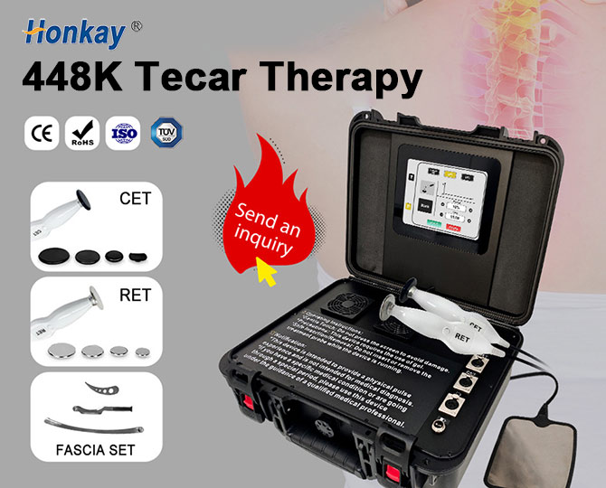 Portable 448K TECAR RF pain management machine