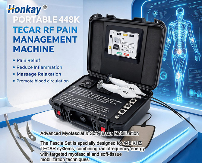 Portable 448K TECAR RF pain management machine