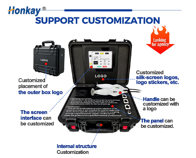 Portable 448K TECAR RF pain management machine