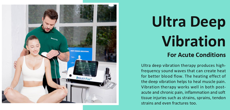 Soundwave Pulse Machine 2 handles shockwave and ultrasound for Rehabilitation, Pain Relief