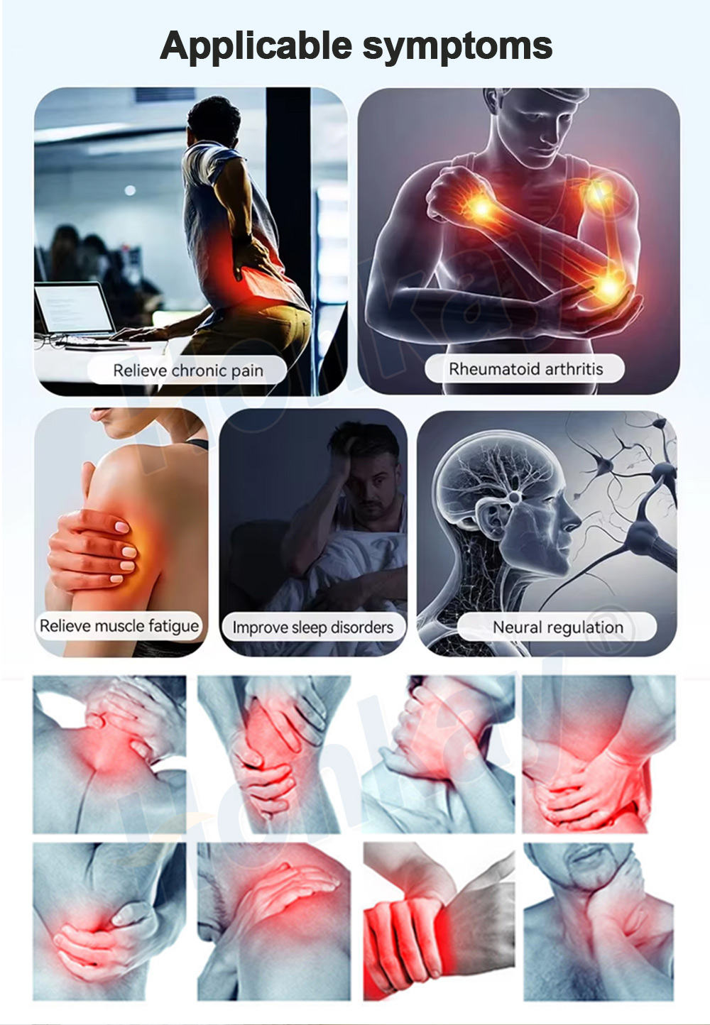 Applicable applications of the PEMF therapy mat