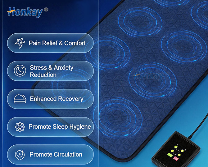 Full-body PEMF mat with adjustable intensity controller