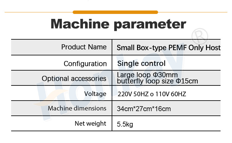 portable pulsed electromagnetic field machine