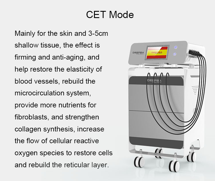 Tecar therapy CET RET Hyperthermia machine