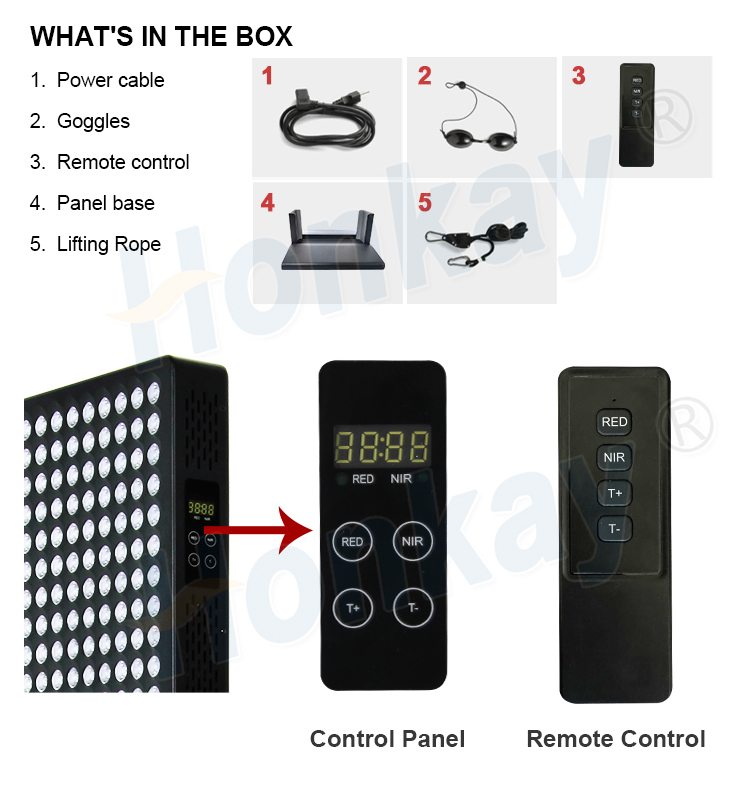 red light therapy device for pain relief