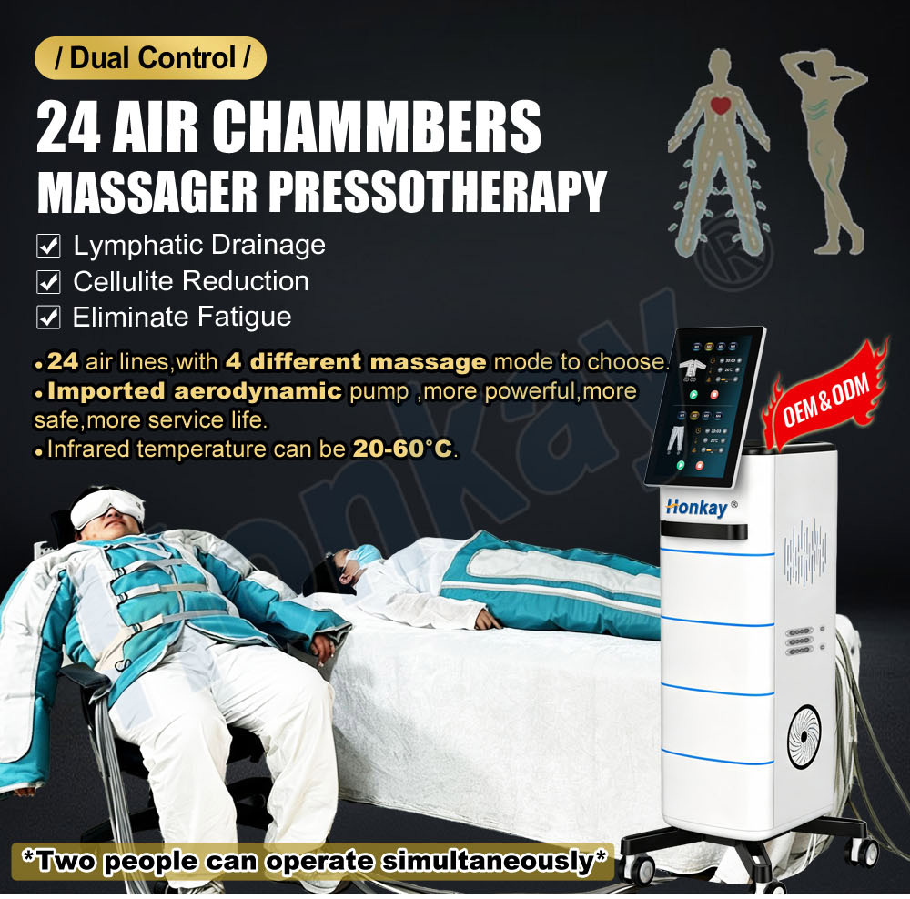 Dual control Vertical Pressotherapy Lymphatic Drainage Machine