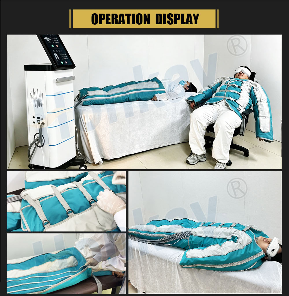 Dual control Vertical Pressotherapy Lymphatic Drainage Machine
