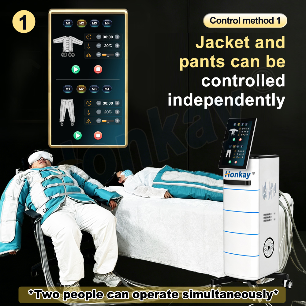 Dual control Vertical Pressotherapy Lymphatic Drainage Machine
