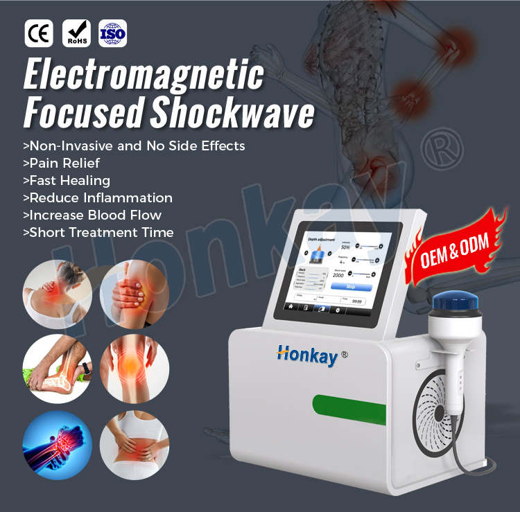 electromagnetic extracorporeal shock wave therapy machine