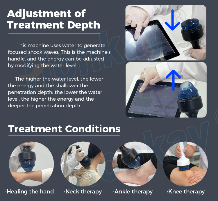 electromagnetic extracorporeal shock wave therapy machine