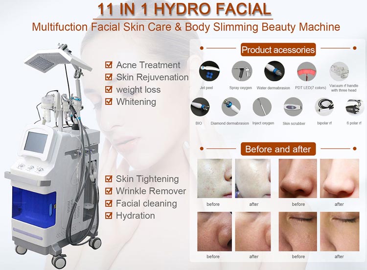 11 in 1 hydra facial machine H600PRO