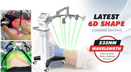 6d laser body shape machine