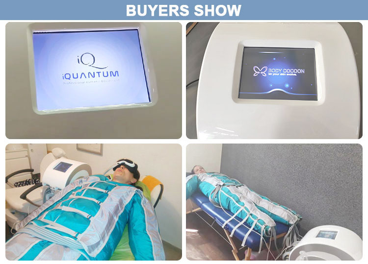 buyers show of pressotherapy machine