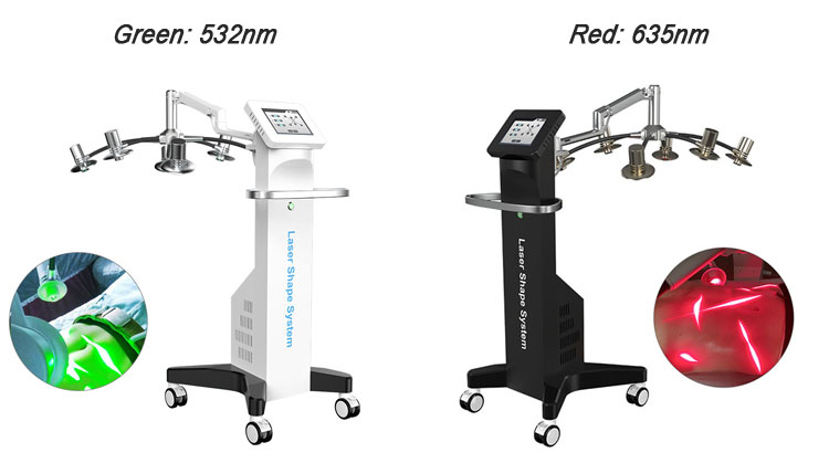 red light green light laser slim machine