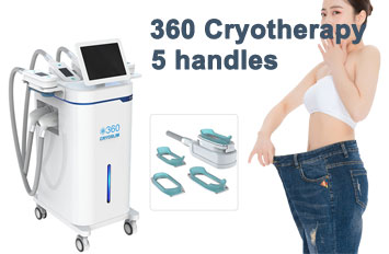 5 handles 360 cryolipolysis machines