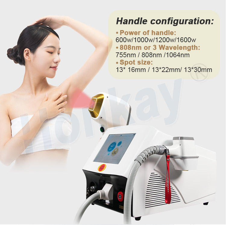 portable diode laser hair removal machine