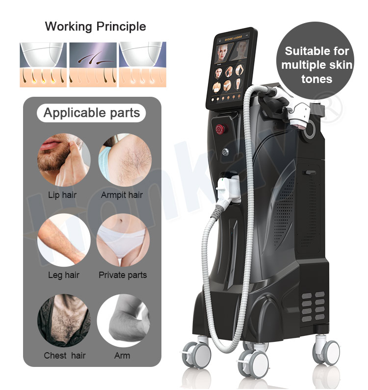 price of diode laser hair removal machine