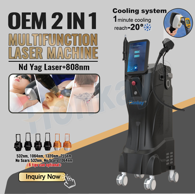 808nm Diode Laser pico yag hair removal Machine