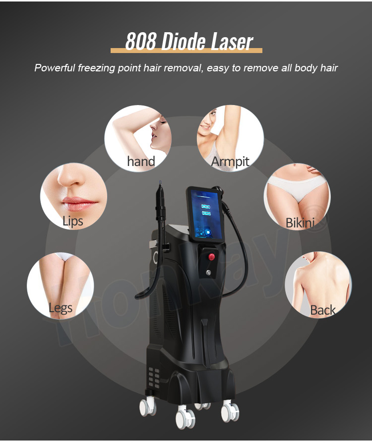 808nm Diode Laser pico yag hair removal Machine