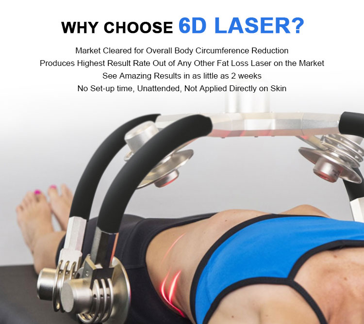 Laser therapy body contouring machine with laser 635nm wavlength