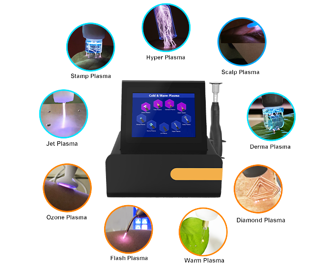 9 in 1 cold hot plasma device