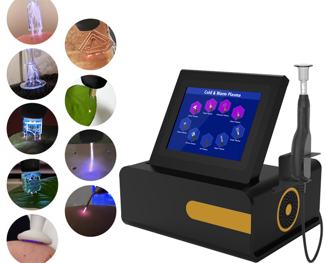 9 in 1 cold warm fractional plasma machine