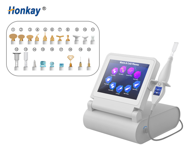 9 in 1 cold and cold plasma pen machine