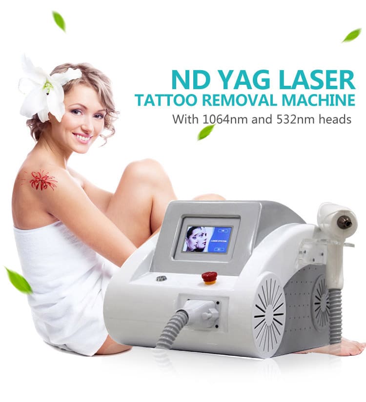 portable nd yag laser tattoo temoval machine