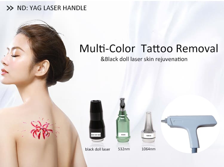 portable nd yag laser tattoo temoval machine 
